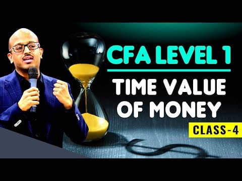 CFA LEVEL 1 | TIME VALUE OF MONEY CLASS 4 | Sanjay Saraf Sir thumbnail