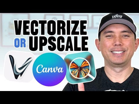 Turn AI Graphics Into POD-Ready Designs! Full Canva Workflow thumbnail
