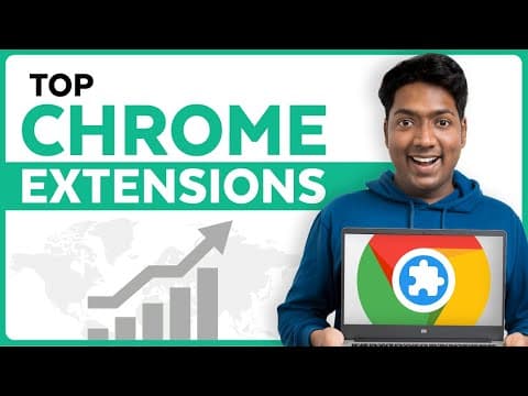 10 Best Chrome Extensions 🔥 You Should Start Using Right Now ! thumbnail