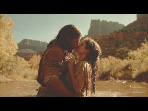 Navajo Warrior Lifted Her Naked from the Creek—Her Wet Hair Tangled with His Rough Hands thumbnail