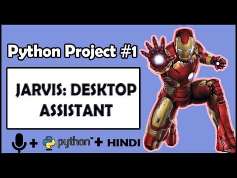 How to Create Jarvis AI Assistant with Python thumbnail