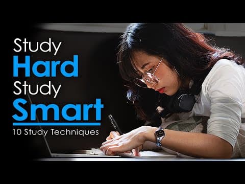 Study HARD Study SMART - 10 Ways To Study Like A MEDICAL STUDENT thumbnail