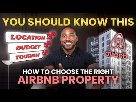 How to Choose THE RIGHT Property for an Airbnb Investment thumbnail