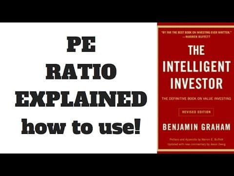 PE RATIO EXPLAINED - HOW TO USE PRICE EARNINGS RATIO FOR STOCK MARKET DECISIONS thumbnail