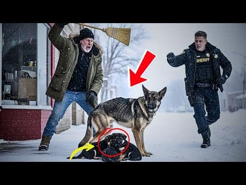 Officer Found Starving Mother Dog Beaten in a Snowy Street — What He Did Next Will Melt Your Heart thumbnail