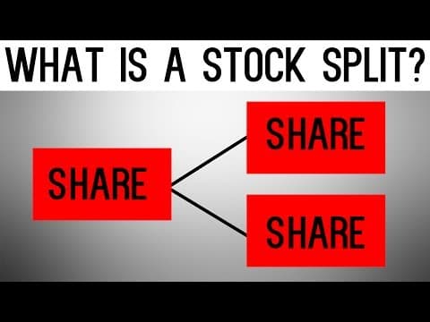 WHAT IS A STOCK SPLIT?  📈 Stock Splits Explained thumbnail