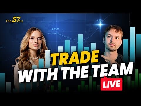Trade With the Team LIVE – Gold, NASDAQ & EUR/USD Focus | The5ers Live Trading Room thumbnail