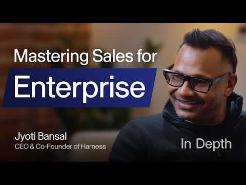 How Harness runs 16 “startups within a startup” at scale | Jyoti Bansal (Co-founder and CEO) thumbnail