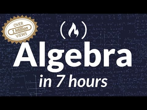 College Algebra - Full Course thumbnail