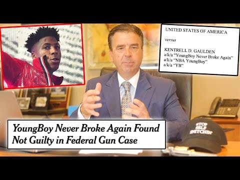 NBA YoungBoy Beat The Case! Criminal Lawyer Explains How He Did It thumbnail