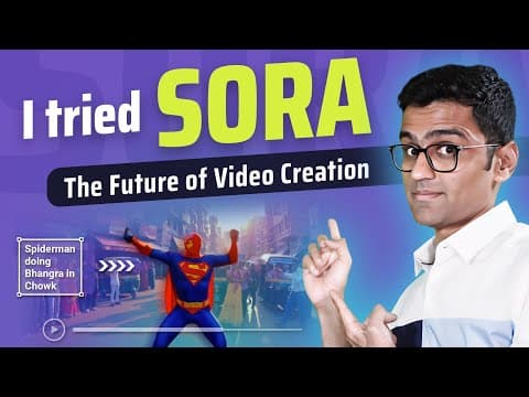I tried OpenAI Sora | Sora First Look thumbnail