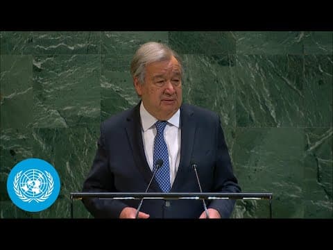 UN Chief's Priorities for 2026 - General Assembly | United Nations thumbnail