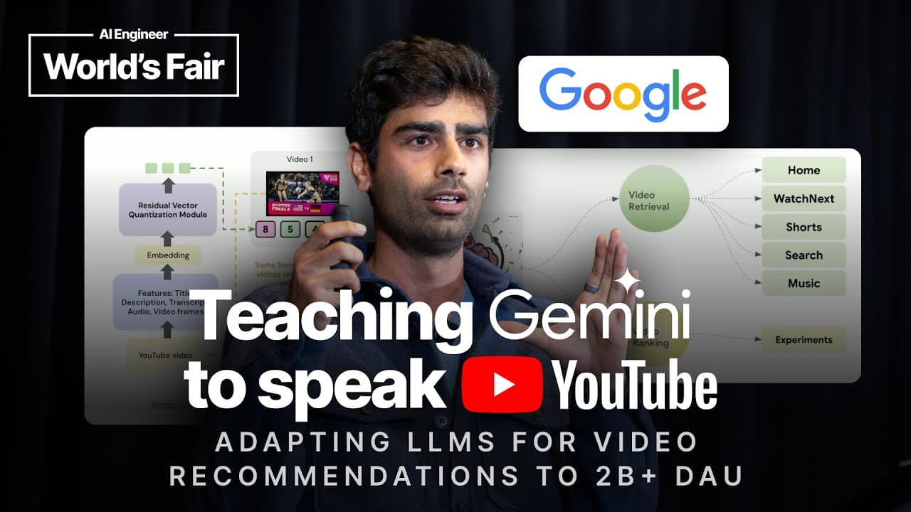 YouTube video player