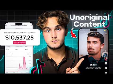 How to Post Unoriginal Content on TikTok With No Strikes (Make $10,537 Posting Clips) thumbnail