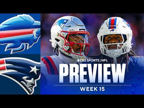 Bills vs Patriots Game Preview: Biggest Storylines and Players to Watch | NFL Week 15 thumbnail