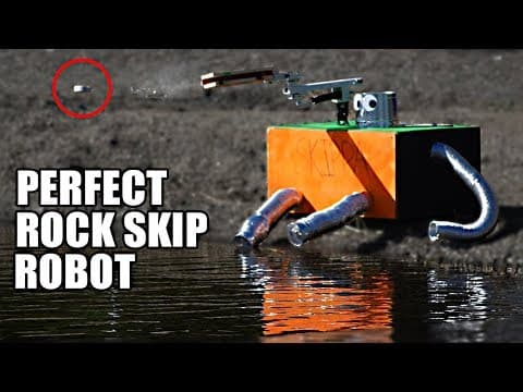 Rock Skip Robot- The Science of Perfect Rock Skipping thumbnail