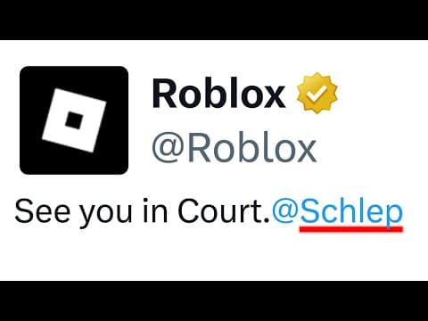 Roblox Tried To Silence Him thumbnail