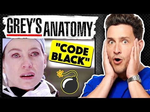Doctor Reacts To Grey's Anatomy Bomb Episode thumbnail