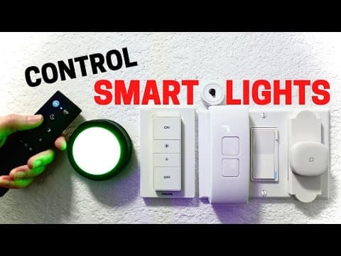 Best Switches and Buttons that Control Smart Lights thumbnail