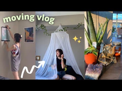 MOVING VLOG / packing up, leaving my first apartment & a book unhaul thumbnail
