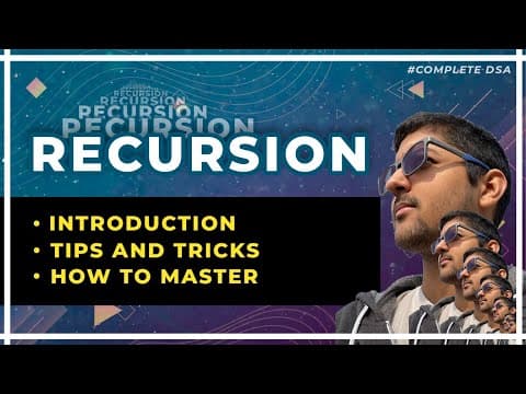 Introduction to Recursion - Learn In The Best Way thumbnail