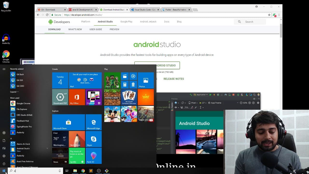 YouTube video player