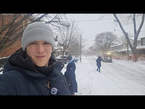 Toronto LIVE: It's Snowing (& FREEZING!!!) Thursday Morning Stream thumbnail