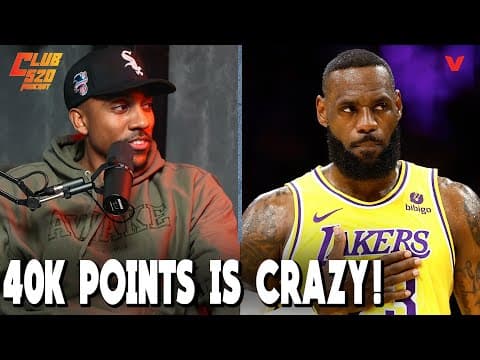 Jeff Teague praises LeBron James for IMPOSSIBLE 40k points NBA record | Club 520 Podcast thumbnail