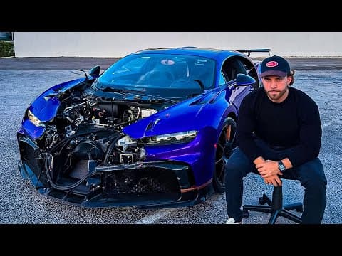 How to Rebuild a Crashed Bugatti Chiron thumbnail