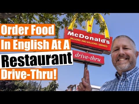 How to Order Food in English at a Drive-Thru? thumbnail
