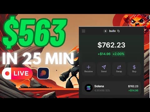 1 SOL to $100 000 MEMECOIN TRADING (Using Meteora DLMM) thumbnail
