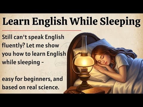 Learn English While Sleeping || Graded Reader || Improve Your English Fluency ✅️ thumbnail