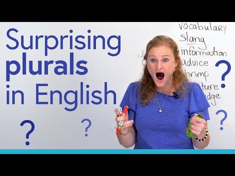 What Are the Most Surprising English Plurals? thumbnail