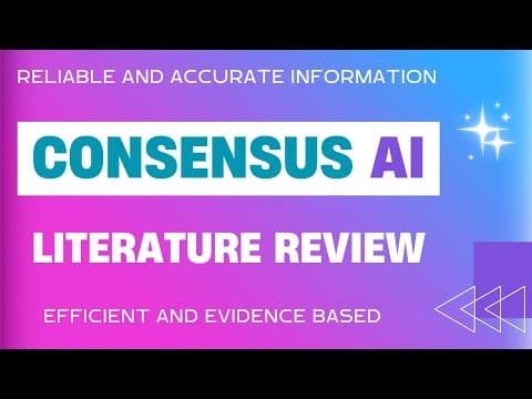 Consensus AI Tool for Academic Research thumbnail