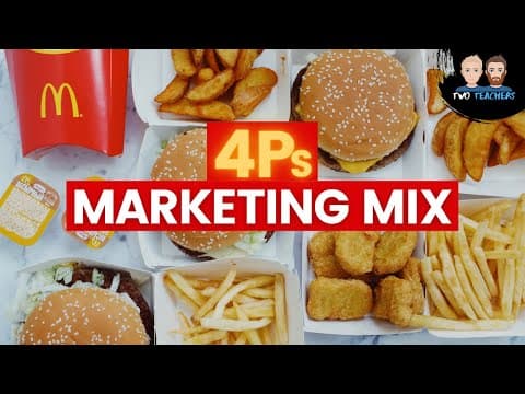 Marketing Mix 4Ps | McDonald's Examples thumbnail