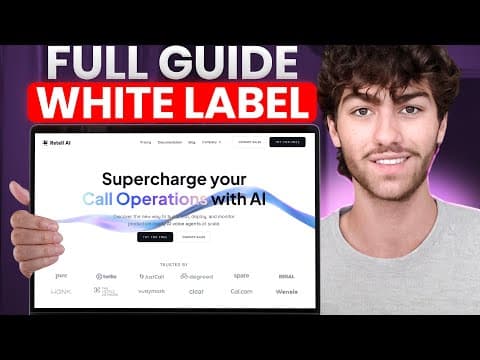 Learn How To Build Your First White-Label AI Voice Agent | Retell AI thumbnail