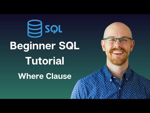 Where Clause in MySQL | Beginner MySQL Series thumbnail