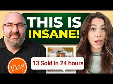 How to Sell AI Art on Etsy (No Design Skills Needed) | ft. ‪@GeorgeDMcConnell thumbnail