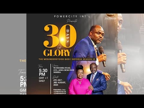 30 DAYS OF GLORY 2025 | SOTERIA SEASON 12 (PART 7) DAY 6 | DR ABEL DAMINA thumbnail