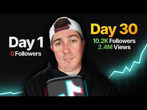 Your 30 day plan to blow up on TikTok in 2026 thumbnail