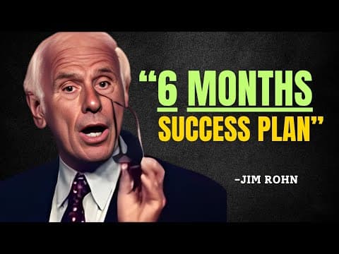 TRANSFORM YOUR LIFE WITH 6 MONTHS SUCCESS PLAN - Jim Rohn Motivation thumbnail