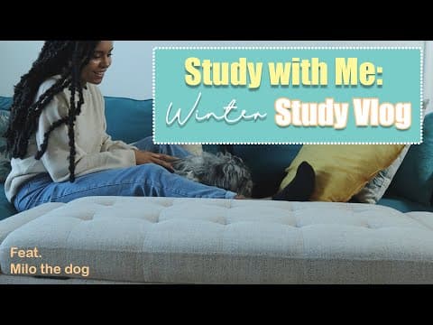 MCAT Study with Me: Winter Study Vlog thumbnail