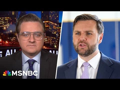 Chris Hayes grills JD Vance over Epstein spin: 'Google your boss!' thumbnail