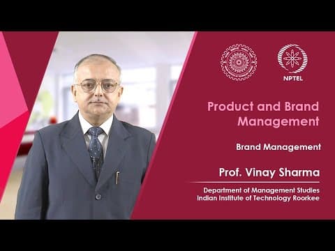 Lecture 36: Brand Management thumbnail