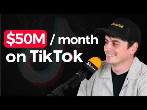 Tiktok Shop Millionaire: We Sell $50,000,000 a Month thumbnail