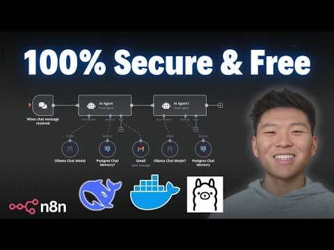 How to Locally Host DeepSeek R1 for FREE in Under 10 Minutes in n8n thumbnail