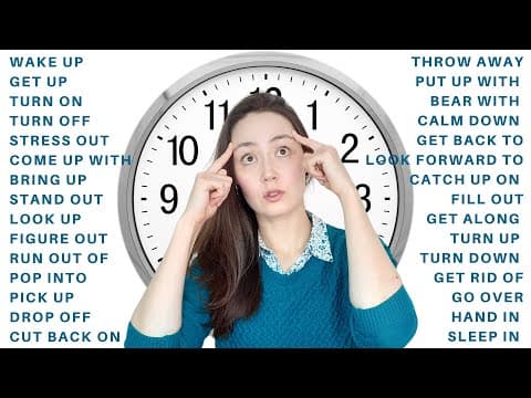 What Are 30 Common Phrasal Verbs for Daily Use? thumbnail