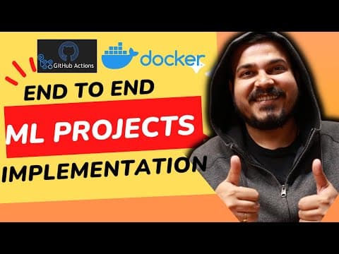 End To End Machine Learning Project Implementation With Dockers,Github Actions And Deployment thumbnail