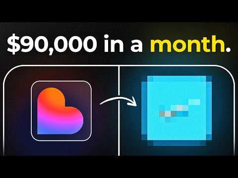This App Built With AI Does $90K/Month thumbnail