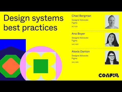 Config 2024: Design systems best practices | Figma thumbnail